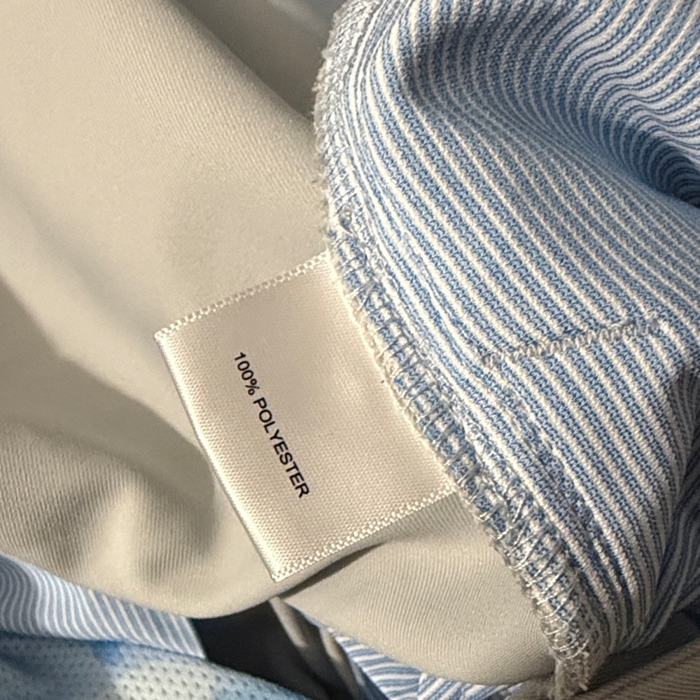 Peter Millar Light Gray Flat Front Shorts Ocean Reef Club - Picture 6 of 9